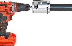 Использование устройства для снятия оксидного слоя с полиэтиленовых труб Gas Fusion УСО-90