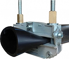 Применение передавливателя механического ручного для полиэтиленовых труб ПНДело Деложим-110