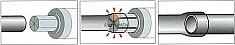 Применение расширительной головки Ridgid 1 1/2"